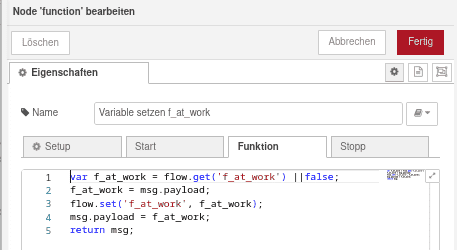 Überblick Node function